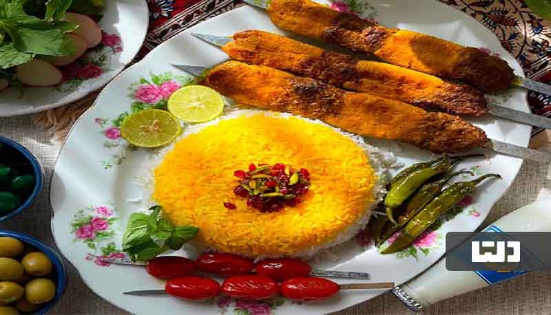 طرز تهیه کباب تابه ای دو رنگ