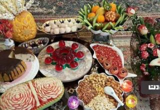 هدایای عروس در شب یلدا