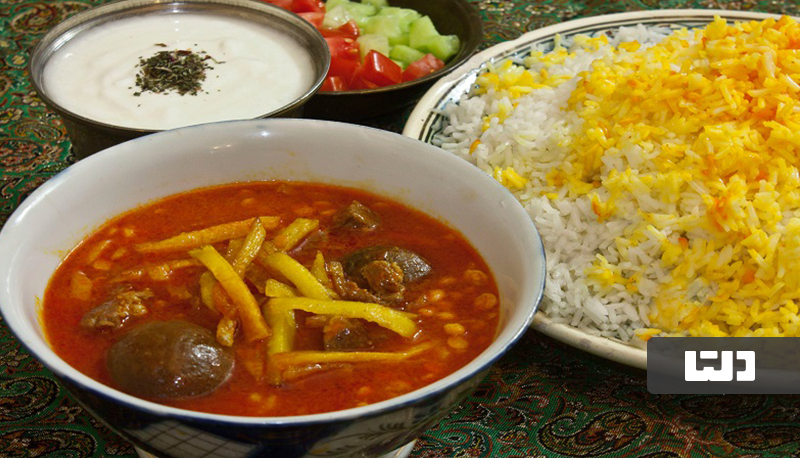 خوش رنگ شدن خورشت