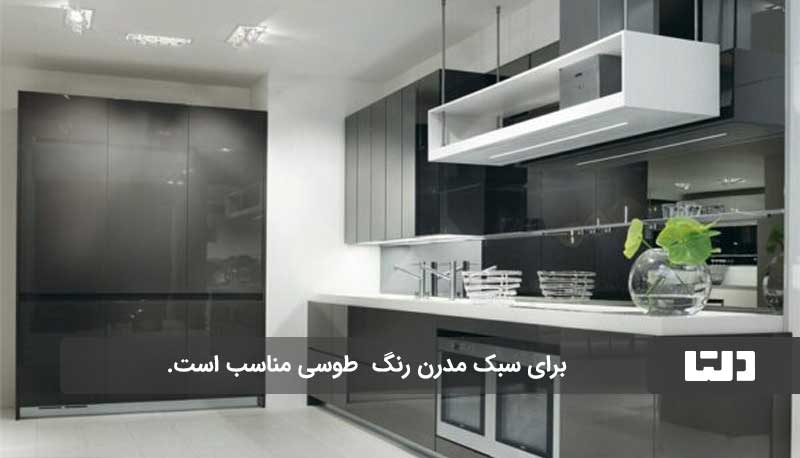 انتخاب رنگ کابینت هایگلاس